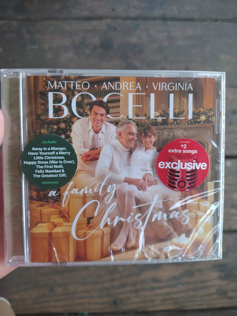A Family Christmas Holiday CD - White & Gold